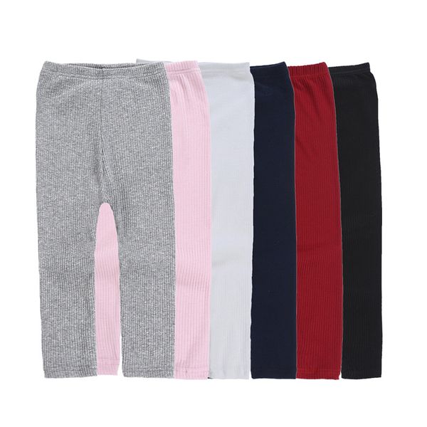 

kids girls leggings tights 6 design candy color tights stretch knitted pants mid waist warm cotton bottom socks and pants 2-6t 04, Blue