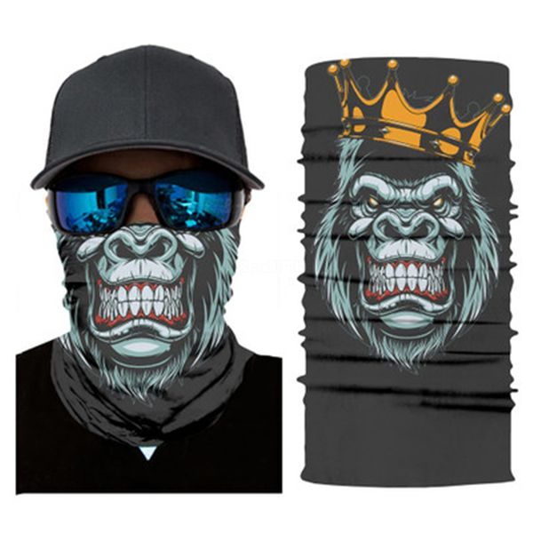 

shipping multifunctional magic skull scarf fashion 3d butterfly printing mask headband outdoor seamless bandana sports sunscreen turban l#80, Blue;black