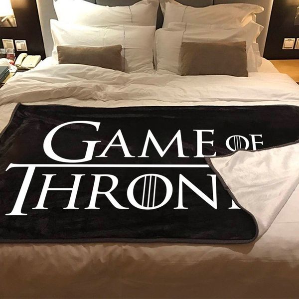 

got blanket throw game of throne movie anime soft warm travel sleep sofa bedroom cover home travel