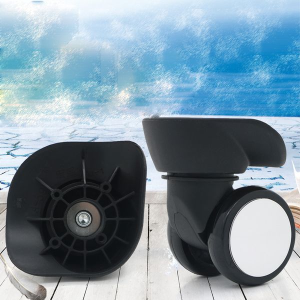 

replacement luggage suitcase 360 spinner wheels for any luggage bags travel trolley suitcase repair parts w127, Black