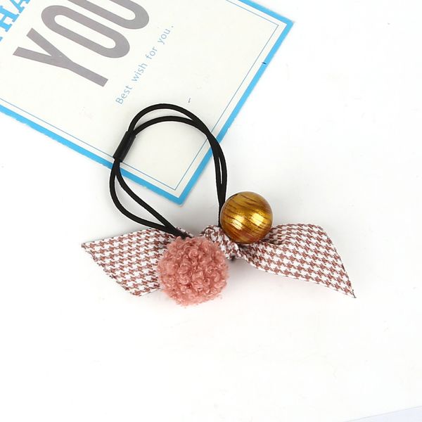 

новое прибытие литературный ретро милый лук узел плед девушки hairband женщины держатель волос хвост аксессуары для волос для причесок