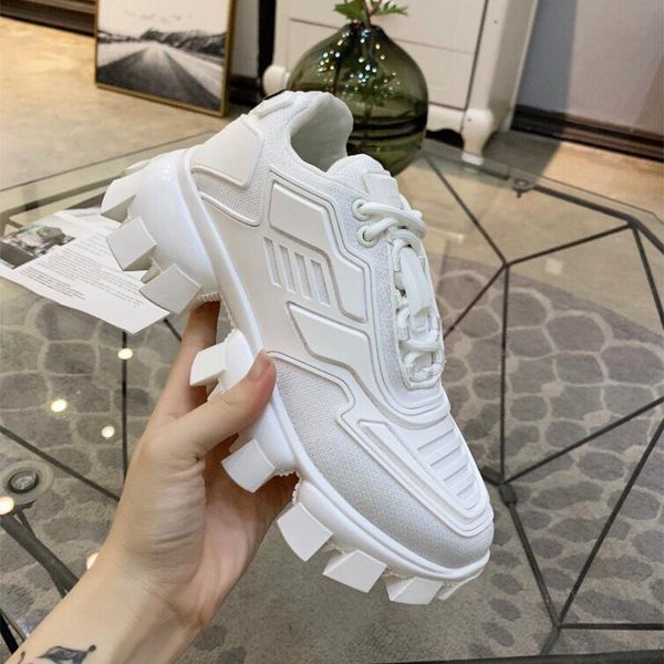 

2020 luxury women white casual shoes fashion tennis sneakers19fw capsule series color matching men's platform luxury sneakers, Black