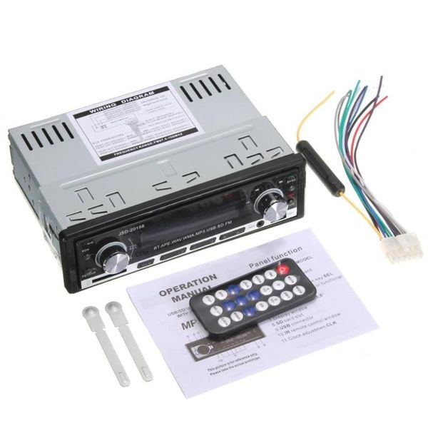 

new 12v 60w car stereo fm radio mp3 audio player support phone with usb/sd mmc port car electronics in-dash 1 din