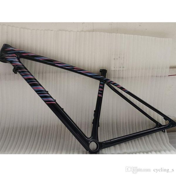 

epic carbon fiber mountain bike frame rear bucket shaft mountain bike frame weight only 850 grams 29er speckle color