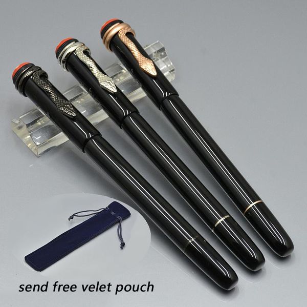 

110 лет со дня наследование seriess black metal шариковая ручка роллер ручка змея клип высокого качества выразить короткое время прибытия