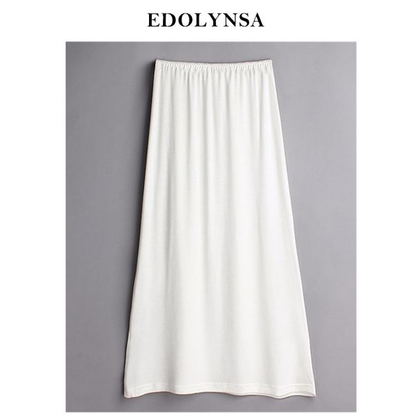 

3 colors women modal white solid maxi half slip plus size long dresses pajama lady underskirt sleepwear #k20, Black;red