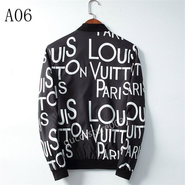 

8 louis vuitton gucci italian brand men women luxury jacket fashion casual letter printing clothes jacket a37, White