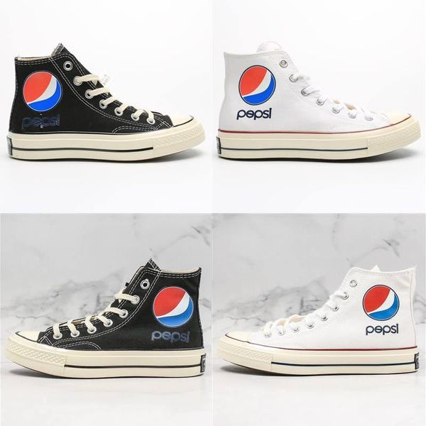 

2019 new designer shoes cartoon star 1970s pepsi canvas shoes men women skate shoes size 35-44