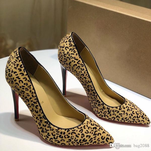 

new fashion luxury shoes luxury designer high heels woman dress shoes woman designer shoes leather material original box heel heig 10cm x1, Black