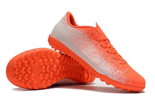 

2019 mercurial superfly vi vaporx orange football boots low help tf soccer shoes mens designer ronaldo cr7 soccer cleats