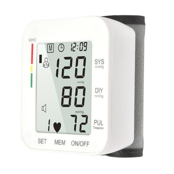 

wrist electronic plastic battery english neutral packaging home intelligent health meter 1 set, Black;blue