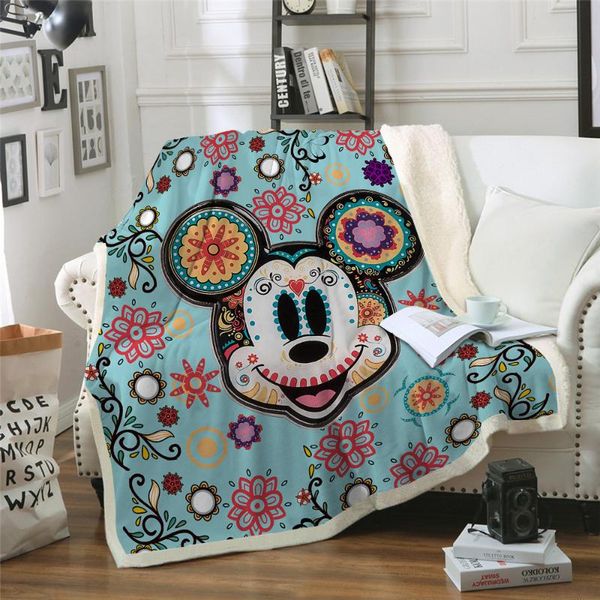 

blanket plush throw for beds sofa noble bedding sherpa blankets kids gift