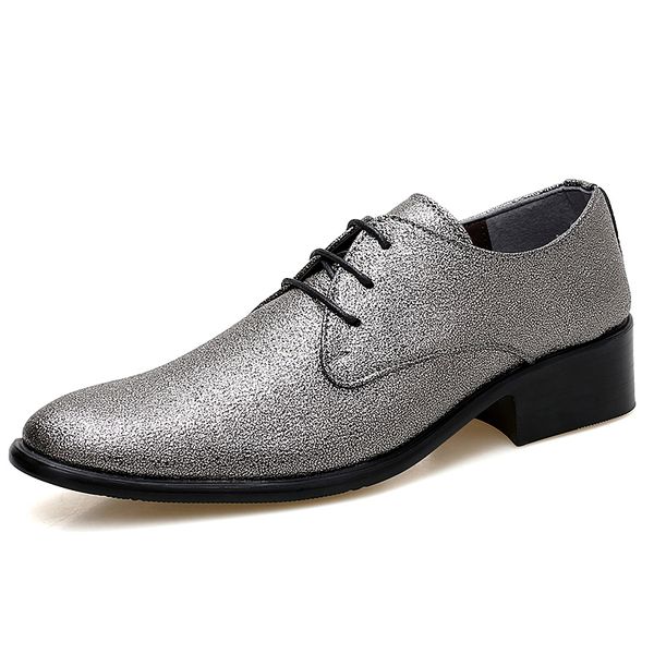 

new men's casual shoes classic leather men flats shoes lace-up bullock business oxfords male formal %, Black