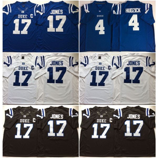

17 Daniel Jones Duke Blue Devils Blue White Black Color 2019 New Style College Jerseys Stitched Jersey Can Mix Order Free Shipping