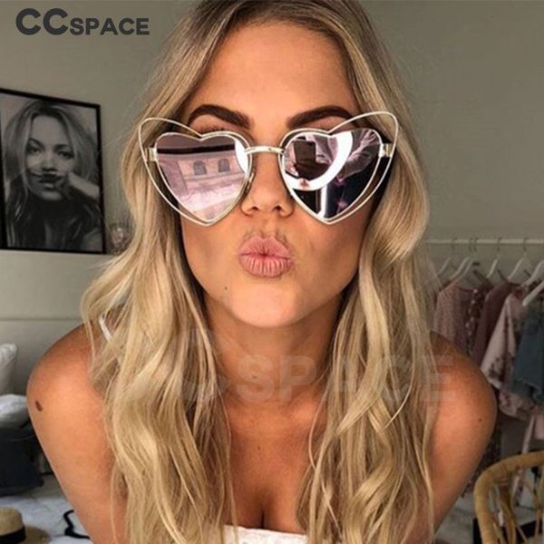 

heart shaped sunglasses women cute shades brand glasses fashion 47715, White;black