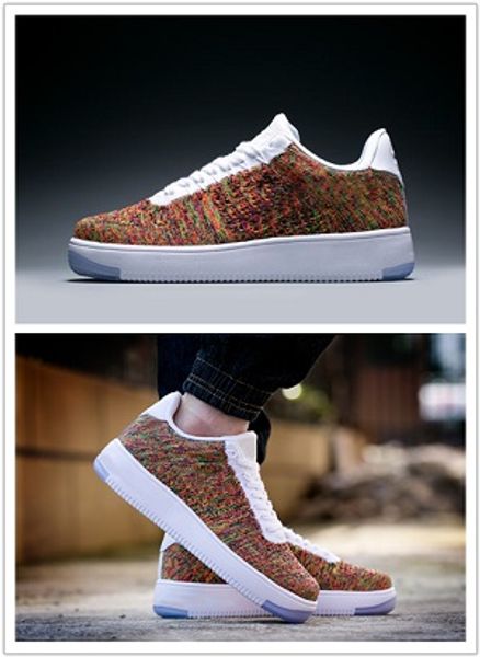 nike air force 1 flyknit hombre marron