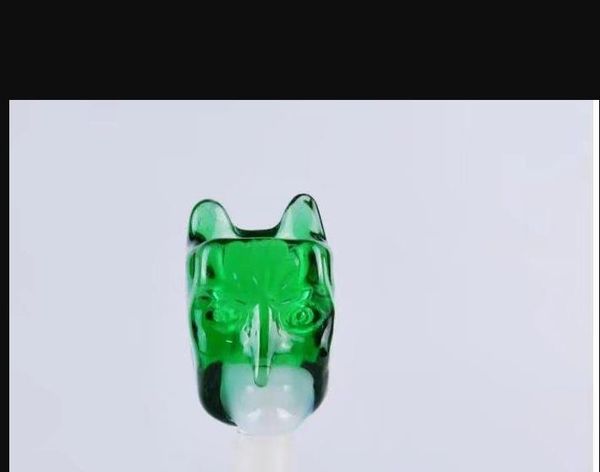 Con accessori per bong in vetro a bolle d'orecchio ﾠ, pipe in vetro colorato mini multi-colori Hand Pipes Best Spoon glas
