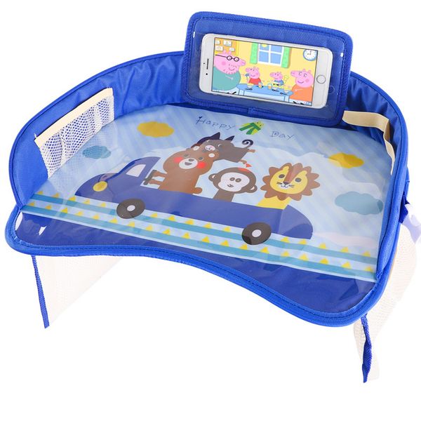 

waterproof table car seat tray storage kids toys infant holder children dining drink car seat table desk with holder for phone