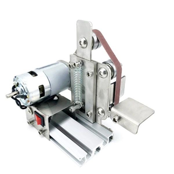 

miniature small mini belt machine diy polishing machine grinding fixed angle sharpening blade desktop