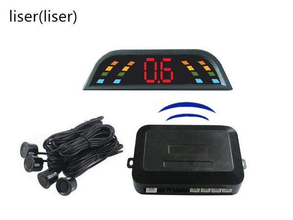 

vehicle lead parking sensor 4 sensor torsion backup parking radar monitoring system backlight display car
