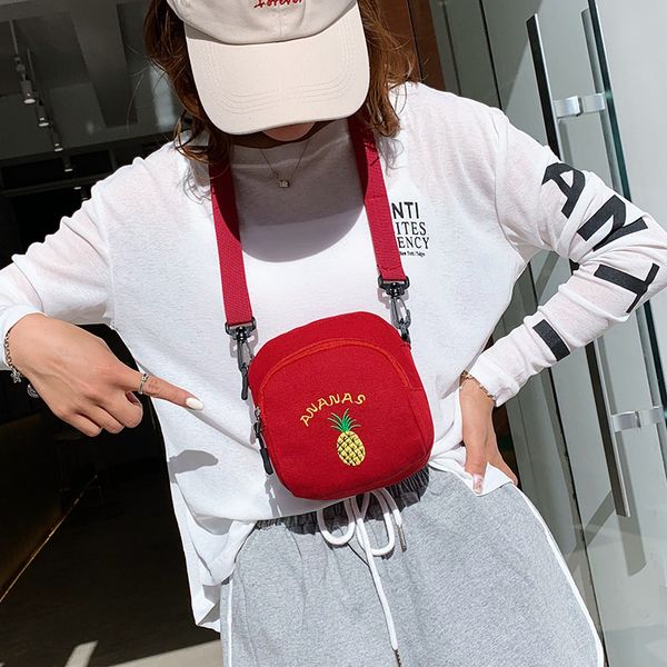 

2020 новые женщины сумка холст лоскут сумка с мультяшным принтом мода сумка crossbody милая девушка телефон кошелек messenger