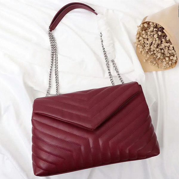 

2019 rhombic chain female bag real leather designer shoulder bag for women shoulder bags ing
