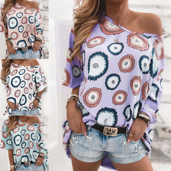 

2020 new printed loose casual half sleeve women's coat 2020 new printed loose casual half sleeve women's coat t-shirt t-shirt top, White