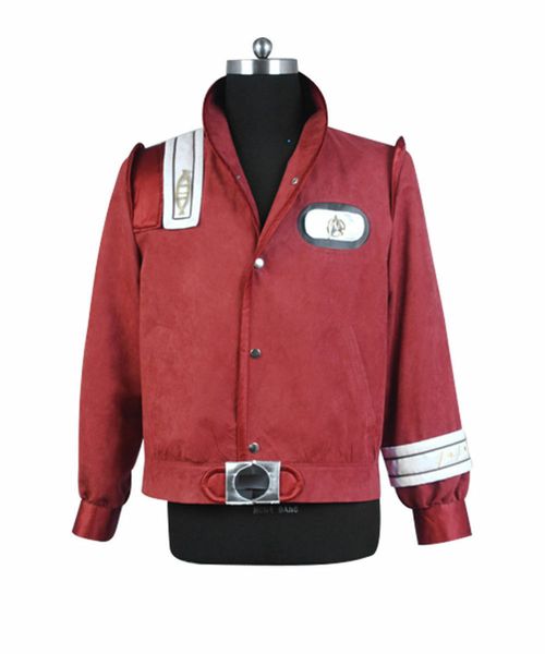 

star trek iii-v bomber равномерных взрослые бордового косплей костюм куртка пальто, Black;red