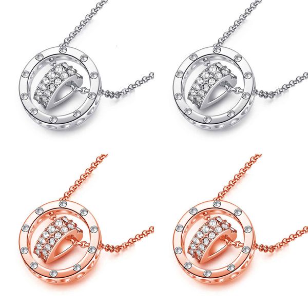

ma'am necklace heart-shaped pendant rose chain day classic necklaces for women jade pendant jewelry pendant necklaces 925 silver jewelr