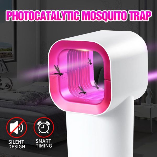 

5v usb atrapa mosquito killer trap lamp led uv pctalytic bug zapper insect trap led lampara mata mosquito 15w night light