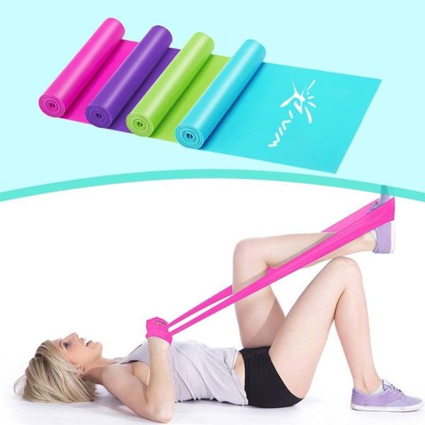 

230cm yoga fitness pull rope resistance bands latex elastic stretch tension band exercise equipment training workout sports