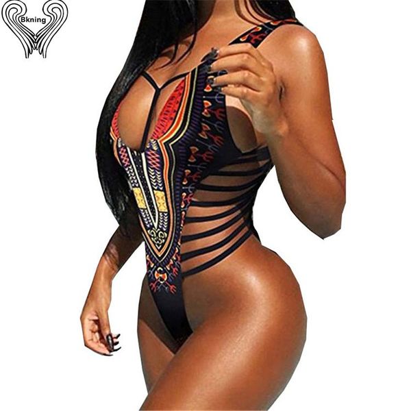 

bkning стринги купальник one piece купальники женщина african печать купальников проложенного купальнике 2020 summer beach мая монокините, White;black