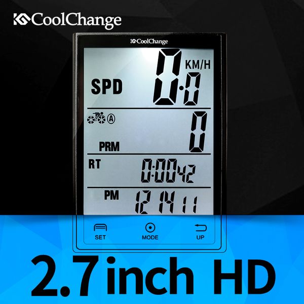 

wireless bike computer bicycle speedometer odometer rainproof cycling computer bike measurable temperature satch