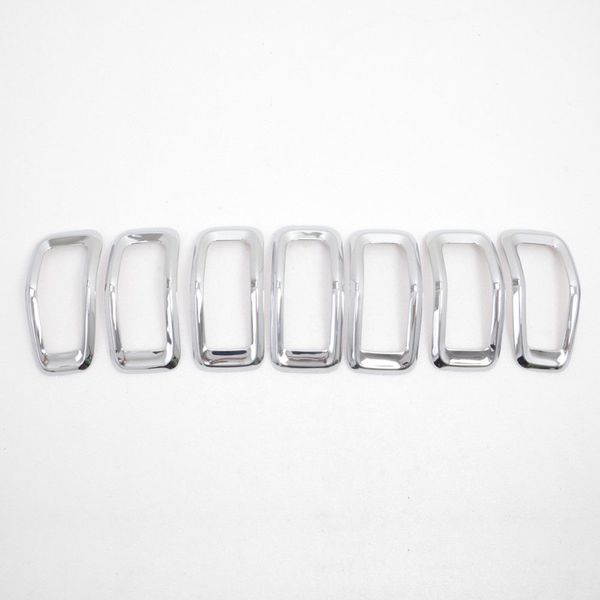

for jeep cherokee 2014 2015 chrome front grille grill vent hole cover trim