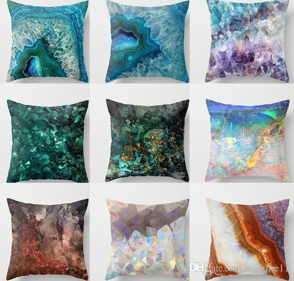 

Геометрическая Подушка Дела Мраморного шаблон Подушка Обложка подушка чехол Под