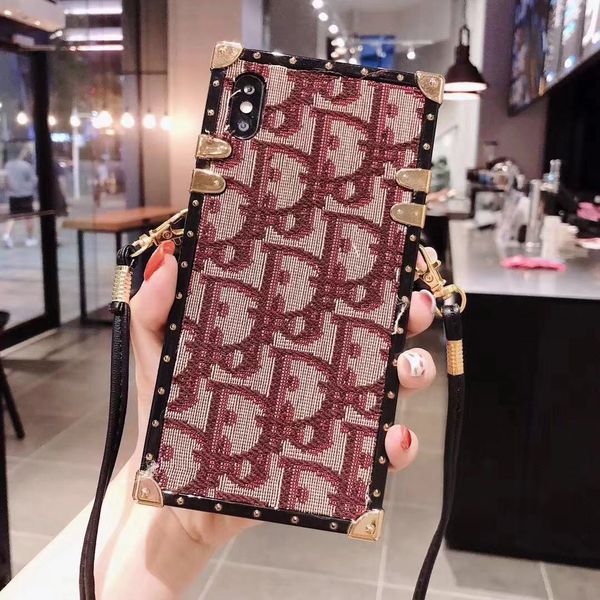 

Роскошные Diamond Glitter Bling Дизайнерские Чехлы для Телефонов для IPhone X 6s 7 8 Plus XR XS MAX Задн