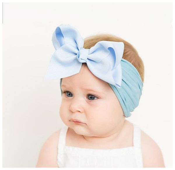 Baby Girls Toddler Hair Bows Headbands Large Pack of 20 Soft Elastic Stretchy Hair bands