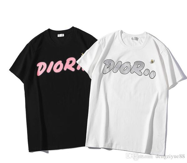 

2019 футболки модные с короткими рукавами футболки для мужчин и женщин повседневны