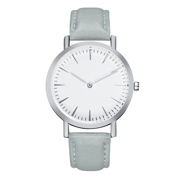 

fashion wrist watch digital clock calendar watch simple leather strip women quartzwatch smart watches bracelet, Slivery;brown