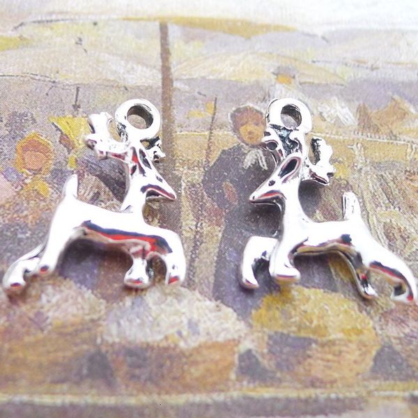 

a3804 20*17mm fawn ancient silver combine gold product parts 100 individual / package 1.6 g, Bronze;silver
