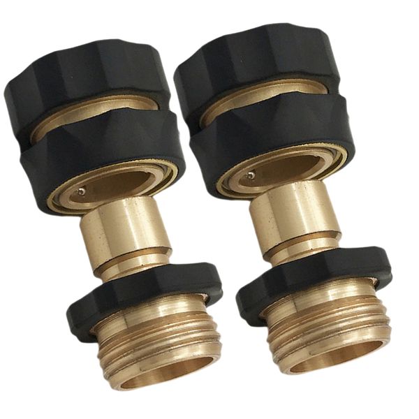 

3/4 inch garden hose quick connector, pack of 2