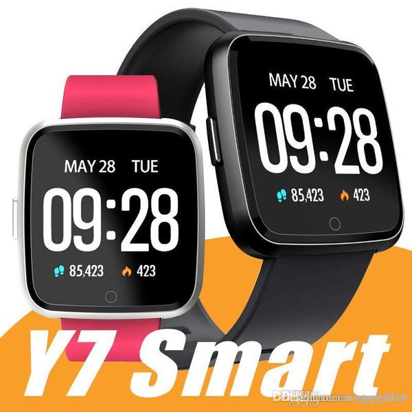 

y7 smart fitness bracelet mi band 3 id115 plus blood pressure oxygen sport tracker watch heart rate monitor wristband pk fitbit versa ionic