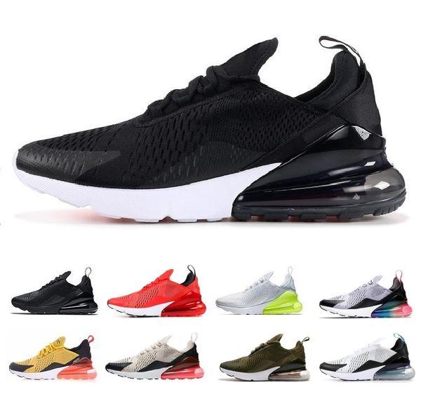 

2019 mens designer running shoes men casual air cushion black white orange red trainers outdoor hiking sports zapatos sneakers 40-45