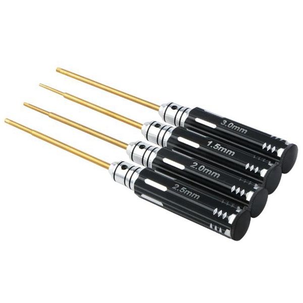 

4 in 1 screwdriver hexagon head 1.5 2.0 2.5 3.0mm hex screw driver tools set professional rc tools kits for helicopter car