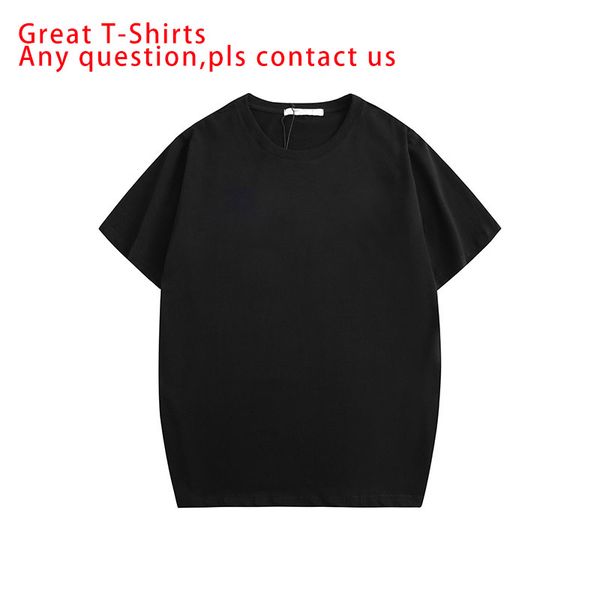 

men's t-shirts fashion mens short sleeve crew neck shirt summer casual breathable tee with letter embroidery 2 colors size s-2xl