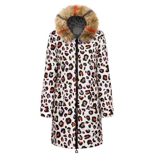 

elegant women winter long parkas casual padded coats outdoor thick zipper casaco faux fur hooded outerwear female warm coat new, Black