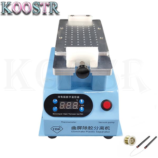 

tbk-998 7 inch multi-function curved screen glue-removing separate machine for edge screen eliminate plastic separator