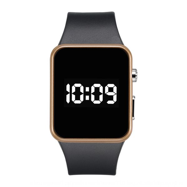 

eqfam and female couple led ic student outdoor waterproof square and female couple led electronic watch electron electron student outdoor w, Blue
