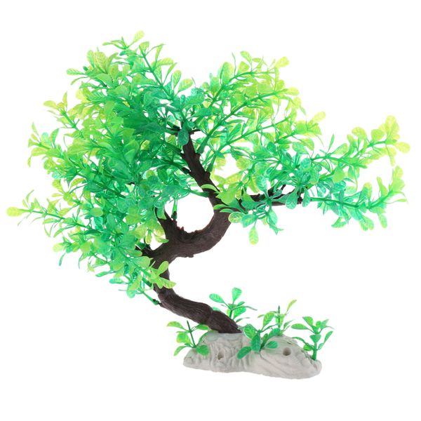 

reptile lizard turtle tank ornaments fake large widened tree plants landscape