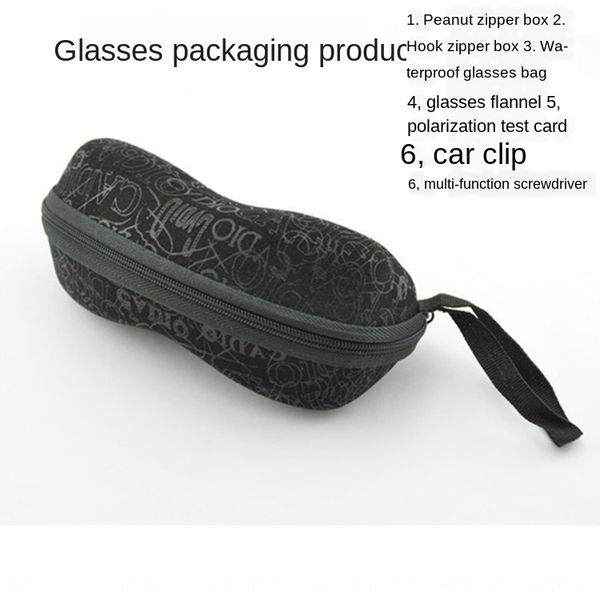 

sun portable zipper box sun anti-pressure glasses case sunglasses case
